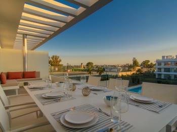 4507 new penthouse in Belair, solarium, pools - Апартаменты в Estepona